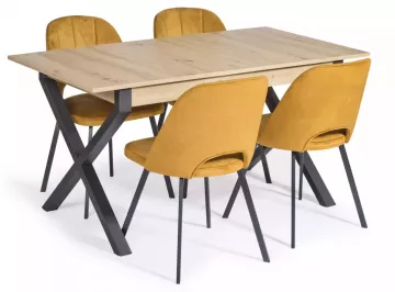 Jedálenský set Stôl Roco stoličky KT 680/M