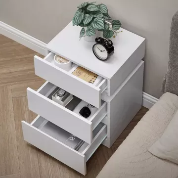 Nočný stolík ANT-E1163 WT - biely