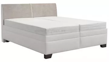 Čalúnená posteľ Quatro, Loft 1 / Matrix 2 / Silvia Duo 1a, s prikrývkou a vankúšmi
