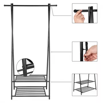 Kovový vešiak na šaty Auv-E1105