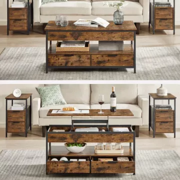 Konferenčný stolík AKF-E1252 OLW - old wood