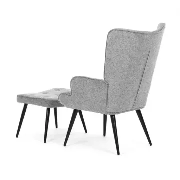 relaxačné kreslo s podnožkou Ak-303 GREY2