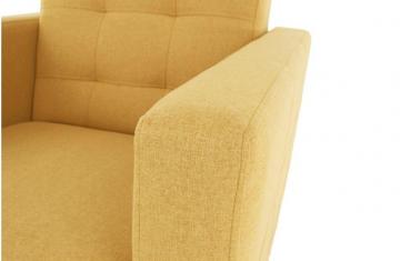 Kreslo Amedia horčicová