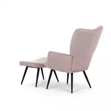 Relaxa�n� kreslo s podno�kou AK-L7285 - Pink6