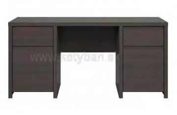 Kaspian - písací stôl BIU2D2S / 160 (wenge)