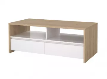 Konferenčný stolík Nerea 319 jackson hickory/biely lesk