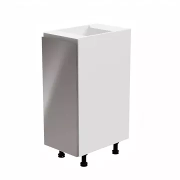 Spodn skrinka, biela / ed extra vysok lesk, av, AURORA D30