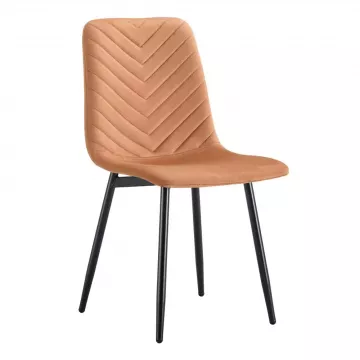 Stolika, terakota Velvet ltka/ierna, RAMITA TYP 2