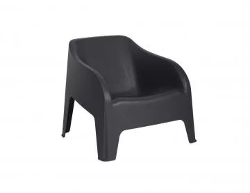 PETRA ARMCHAIR plastov kreslo - grafit