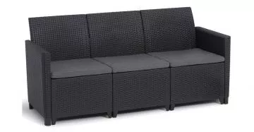 M�RIA 3 SEATERS SOFA - grafit