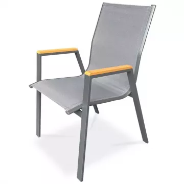 Záhradná stolička AZC-S1050 grey