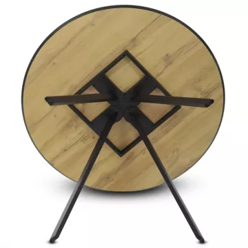 Jedálenský okrúhly stôl HT-R5010 oak
