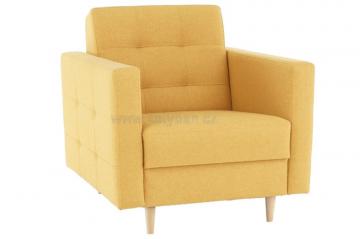 Kreslo Amedia horčicová