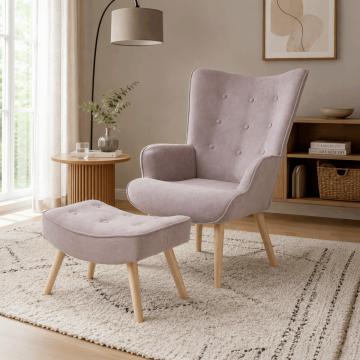 Relaxačné kreslo, ružová, látka, AK-301 PINK2 ? Ružová