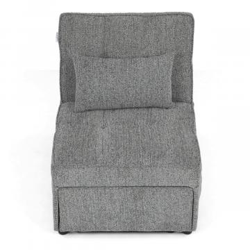 Rozkladacie kreslo, sivá, látka, ASB-C3210 GREY2 ? Šedá