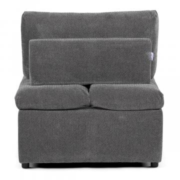 Rozkladacie kreslo, sivá, látka, ASB-C3410 GREY2 ? Šedá