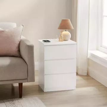 Nočný stolík ANT-E1161 WT - biely