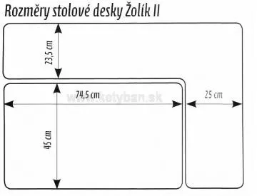 Vkovo nastaviten stl olk