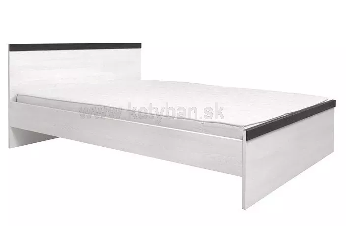 Drevená posteľ Porto LOZ/90 smrekovec sibiu svetlý