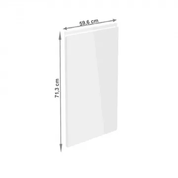 Dvierka na umvaku, biela extra vysok lesk HG, 59,6x71,3, AURORA