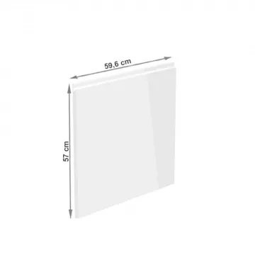 Dvierka na umvaku, biela extra vysok lesk HG, 59,6x57, AURORA
