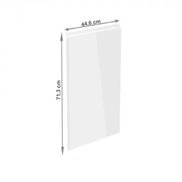 Dvierka na umvaku, biela extra vysok lesk HG, 44,6x71,3, AURORA