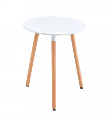 Jedlensk stl, biela/buk, priemer 60 cm, ELCAN NEW TYP 1