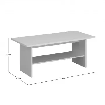 Konferenn stolk 120, biela, ERODIN