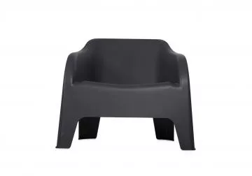 PETRA ARMCHAIR plastov kreslo - grafit