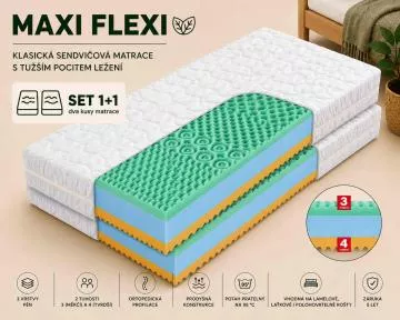 Sendvičový matrac Maxi Flexi 1 1