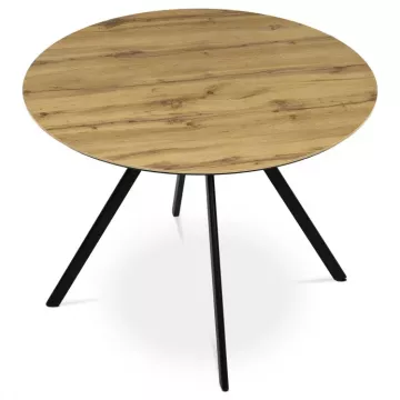 Jedálenský okrúhly stôl HT-R5010 oak
