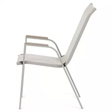 Záhradná stolička v elegantnom béžovom AZC-S1048