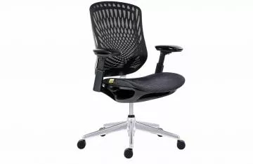 Moderná kancelárska stolička Bat net perf black