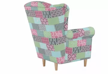 Kreslo Charlot 2 Patchwork M1