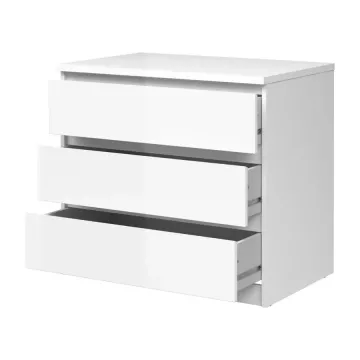 Komoda Simplicity 235 - biely lesk