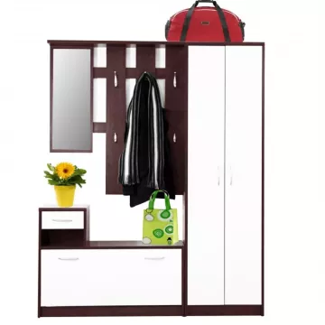 Policov skria, wenge, biela MECKI