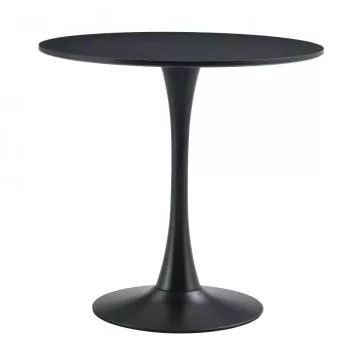 Jedlensk stl, okrhly, ierna, priemer 80 cm, REVENTON NEW