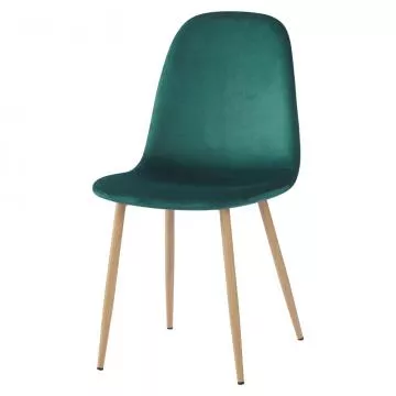 Stolika, smaragdov Velvet ltka/buk, LEGA NEW