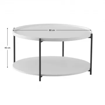 Konferenn stolk, biela/ierna, LAPIS
