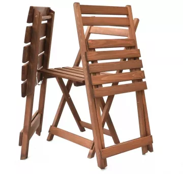 COFFEE bistro set drevený