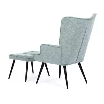 relaxačné kreslo s podnožkou Ak-303 Blue 2