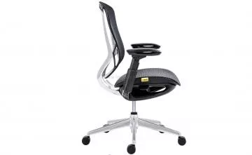 Moderná kancelárska stolička Bat net perf black