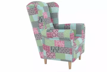 Kreslo Charlot 2 Patchwork M1