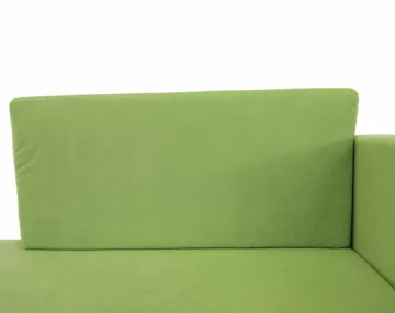 Rozkladacie kreslo, zelen / bov, prav, KUBO 