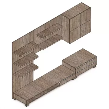 Moderná obývacia stena 9hq08