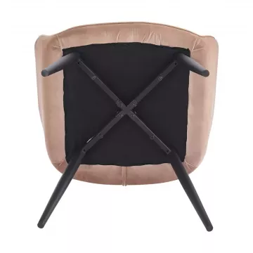 Dizajnov kreslo, svetlo hned Velvet ltka, VERIO