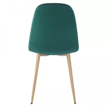Stolika, smaragdov Velvet ltka/buk, LEGA NEW