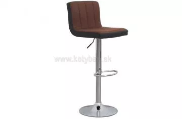 Barová stolička Hilda hnedá / čierna