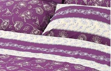 Bavlnen oblieky Purple