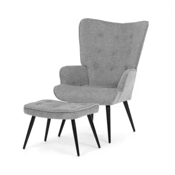 relaxačné kreslo s podnožkou Ak-303 GREY2